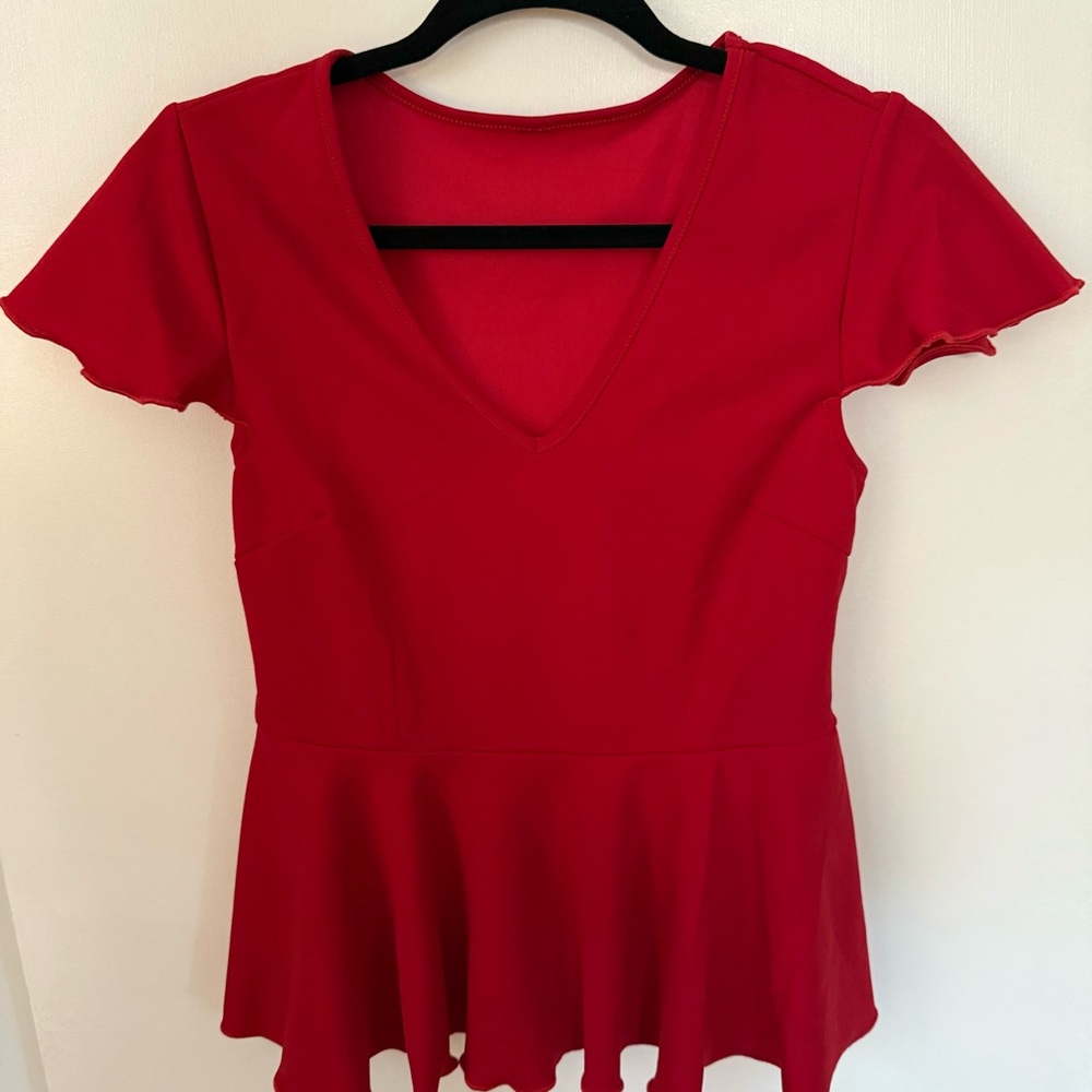 Cute peplum top!